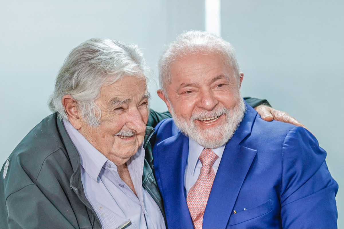 13.07.2023 - Presidente da República, Luiz Inácio Lula da Silva, encontro com Ex-Presidente da República Oriental do Uruguai, Pepe Mujica.
Palácio do Planalto, Brasília - DF.
Foto: Ricardo Stuckert/PR