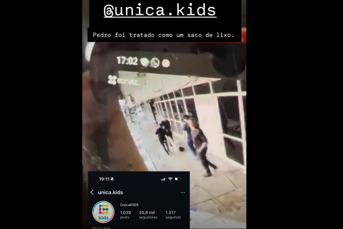 Denúncia feita através do Instagram