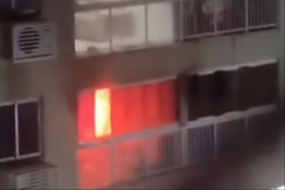 O incêndio atingiu o imóvel na noite detsa quinta (22) (Foto: Reprodução/Instagram) O incêndio atingiu o imóvel na noite detsa quinta (22)/Foto: Reprodução/Instagram