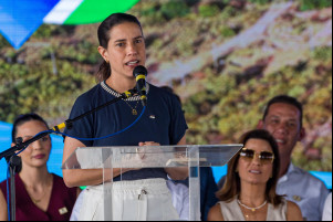 Governadora Raquel Lyra participa da  da ordem de serviço para nova etapa da Transposição em Salgueiro