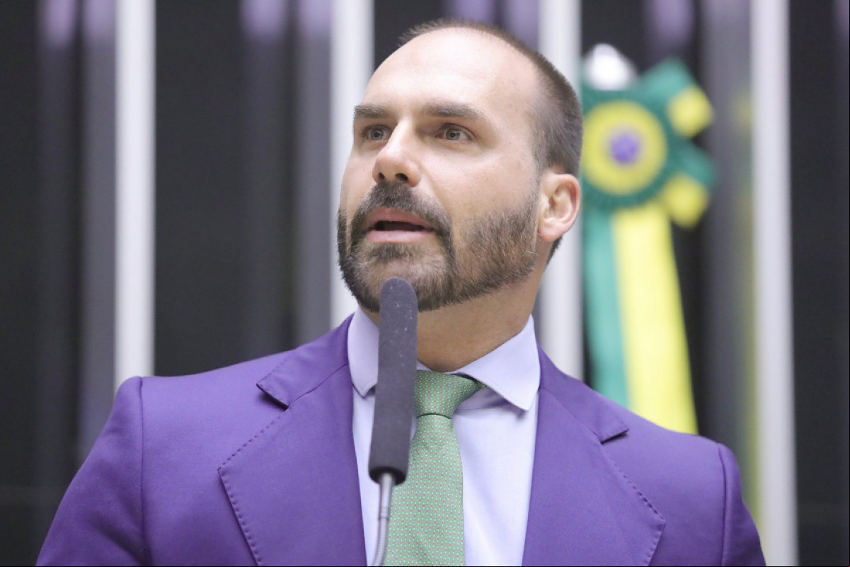Deputado federal licenciado Eduardo Bolsonaro (PL-SP)