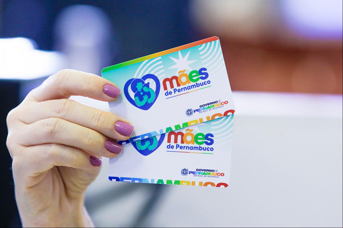 Cartão do programa Mães de Pernambuco (DIVULGAÇÃO/SAS) Cartão do programa Mães de Pernambuco/DIVULGAÇÃO/SAS