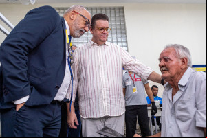 Ministro da Previdência Social, Wolney Queiroz, acompanhou no Recife o primeiro dia de atendimento presencial às vítimas da fraude do INSS