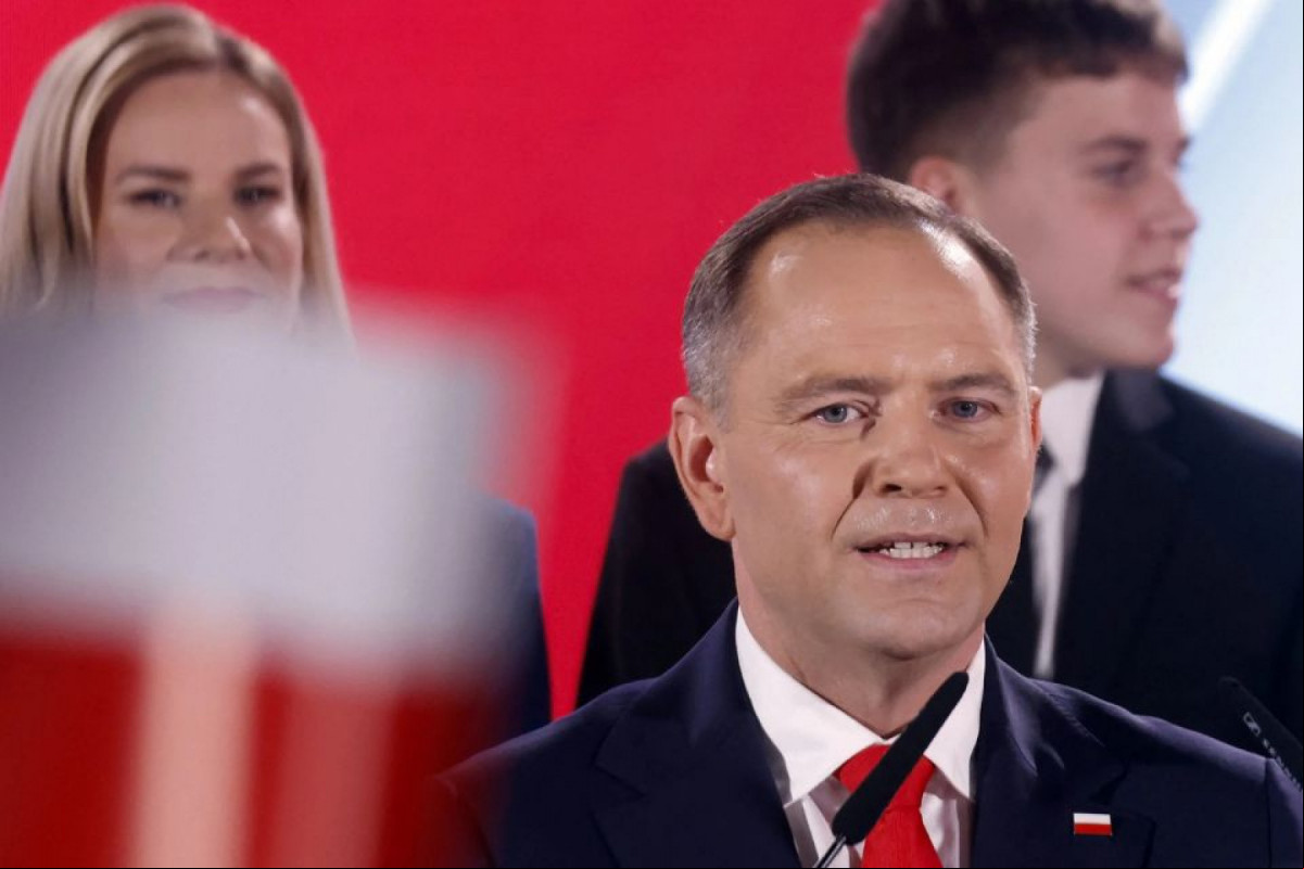 O candidato contou com apoio da extrema direita do país /Wojtek Radwanski/AFP