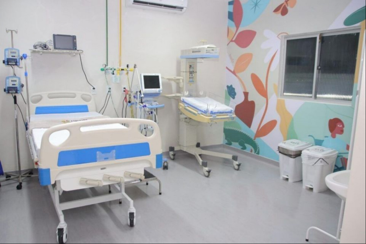 Leitos pediátricos contemplam três regiões/Foto: Divulgação