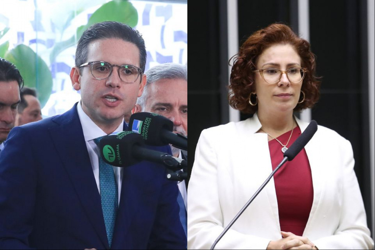 montagem de fotos de Hugo Motta e Carla Zambelli (Lula Marques/Agência Brasil e Zeca Ribeiro/Câmara dos Deputados) montagem de fotos de Hugo Motta e Carla Zambelli/Lula Marques/Agência Brasil e Zeca Ribeiro/Câmara dos Deputados