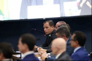 

Mauro Cid durante interrogatórios da trama golpista